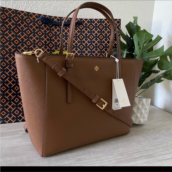 Tory Burch Emerson Small Top ZIP Crossbody Tote - Picture 2 of 4